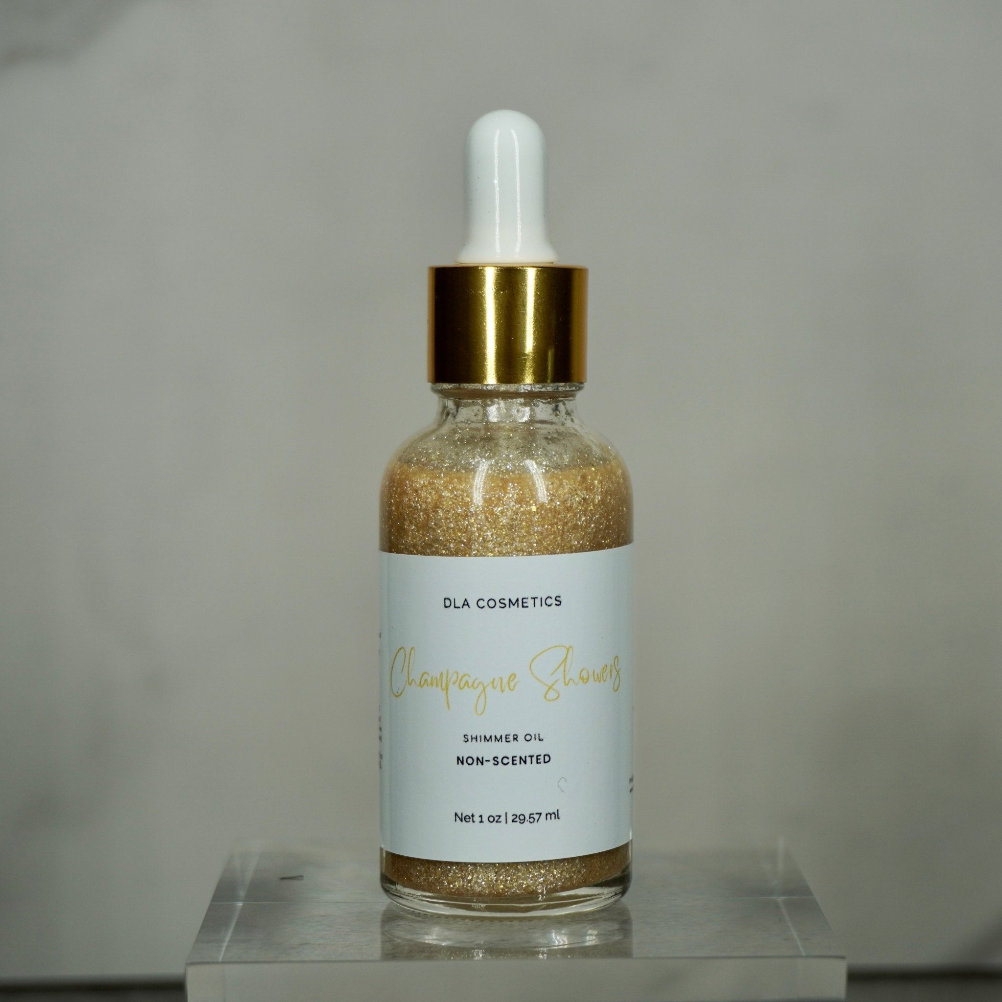Body & Hair Glitter CHAMPAGNE SHOWERS SHIMMER OIL - DLA Cosmetics-Skin care products online