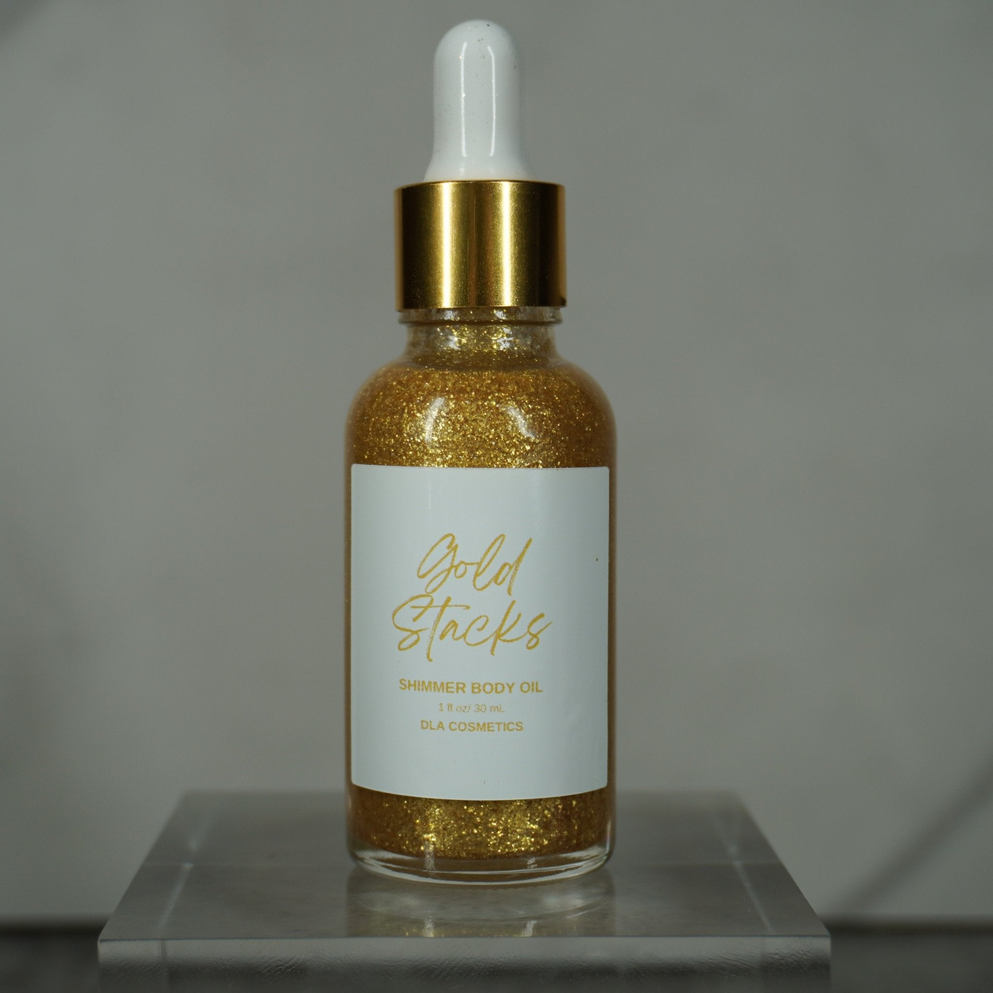 Body & Hair Glitter GOLD STACKS BODY SHIMMER OIL - DLA Cosmetics-Best body skin care products