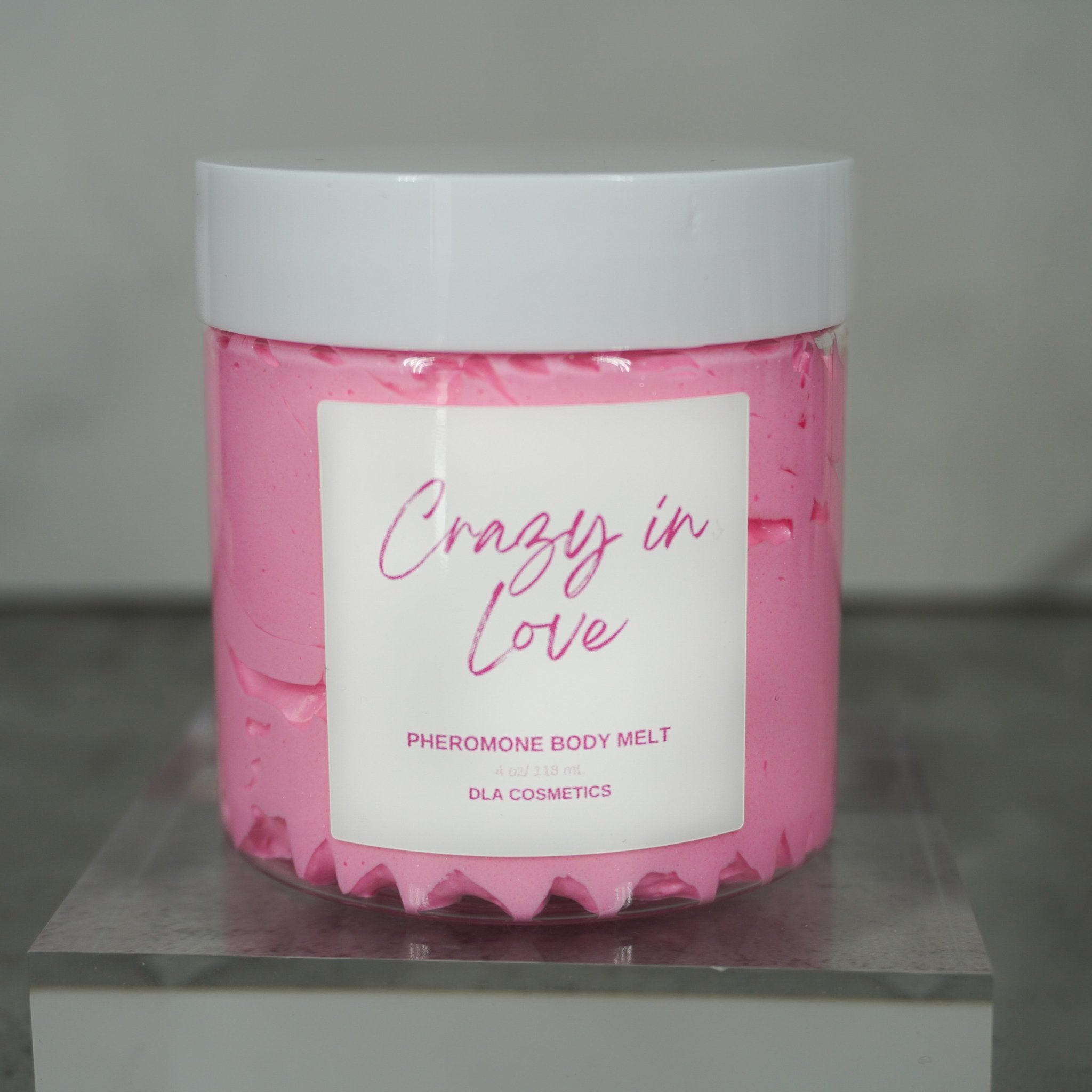 Natural Body Butter CRAZY IN LOVE - LIMITED!! SILVER SHIMMER - DLA Cosmetics- Pheromone products